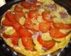 Tarte tatin tomate, courgette et coppa