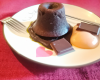 Fondant au chocolat et sa pointe de vanille