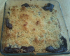 Crumble au chocolat, beurre salé