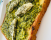 Toast omelette pesto marine