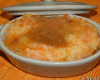 Purée de pommes de terre carottes en cocotte