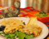 Quesadillas au poulet, maïs et Tomme de Savoie IGP