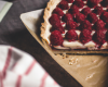 Tarte aux framboises et chocolat blanc