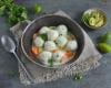 Boulettes de cabillaud au lait de coco et citron vert