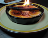 Crème brulée banane flambée au rhum