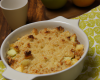 Crumble aux pommes et au Cantal Vieux