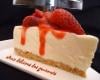 Cheesecake classique au chocolat blanc et fraises