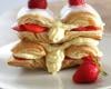 Mille-feuilles fraise / rhubarbe