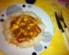 Poulet poivrons-tomates-curry