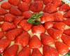 Tarte croustillante aux fraises