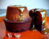 Fondant au chocolat et son cœur coulant au caramel saveur spéculoos