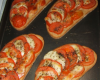 Bruschetta tomate mozzarella & ses petits oignons