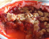 Crumble de fraises au pain d'épices