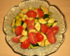 Poêlée de courgettes et tomates à l'ail