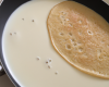 Pâte à crêpes à l'eau et lait