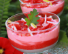 Mousses de fraises en verrine au Companion