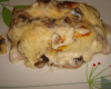 Lasagnes au poulet et champignons