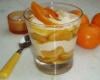 Verrine à la clémentine de Corse et crème de marron