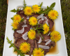 Carpaccio de bœuf sur lit de pissenlits chauds