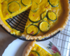 Quiche aux courgettes assaisonnée de curry et curcumin 