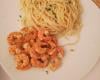 Tagliatelles aux crevettes et au parmesan