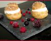 Choux au citron et fruits rouges