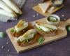 Tartines au pesto et aux asperges des Sables des Landes IGP