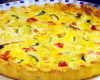 Quiche aux courgettes et aux tomates cerises