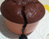 Soufflé au chocolat noir