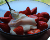 Fraises à la crème