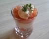 Verrine de saumon et mascarpone