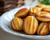 Mini-madeleines à la moutarde et au jambon