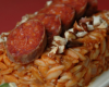 Risonitto tomate, cacahuète et chorizo