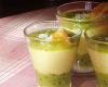 Verrines Banane Kiwi sur lit de coco