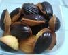 Madeleines en coques de chocolat