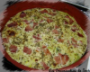 Clafoutis jambon courgettes au basilic