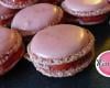 Macarons fraise Tagada traditionnels