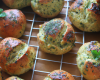 Petits Pains Briochés à la fêta et aux herbes