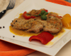 Escalopes de veau aux poivrons