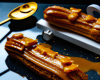 Eclair caramel au beurre salé