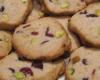 Cookies pistache-amandes-cranberries