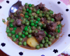 Ragoût d'agneau aux petit pois