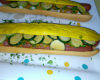 Hot dog original de courgettes