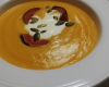 Velouté de potiron au chèvre