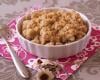 Crumble de poires et coings aux flocons d'avoine