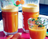 Jus de carotte et d'orange