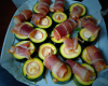 Courgettes farcies au jambon fumé