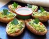 Pommes de terre farcies au guacamole (potatoes skins)