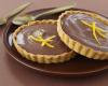 Tarte chocolat aux oranges confites