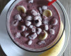 Smoothie glacé myrtilles bananes